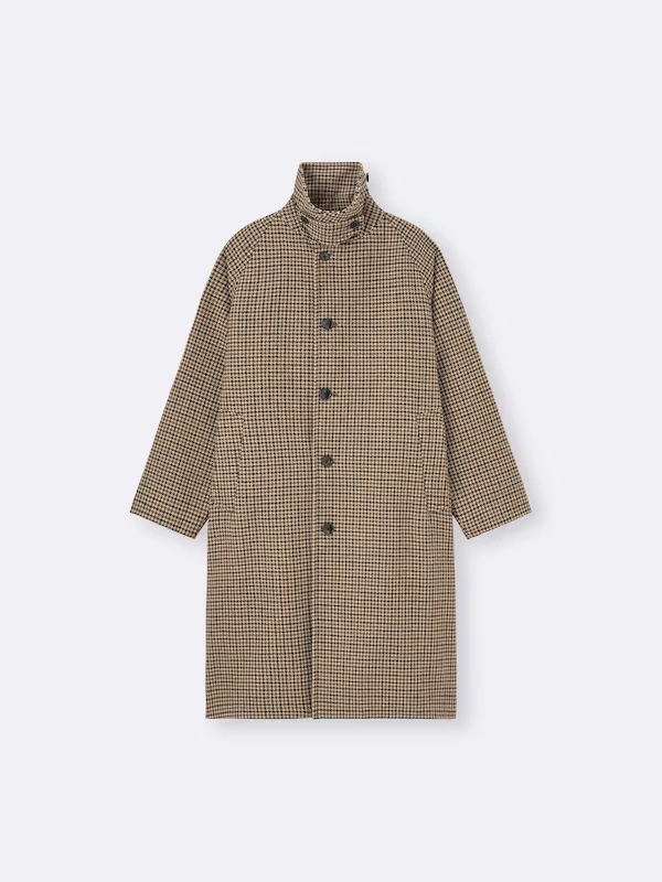 COZY MELTON Balmacaan Coat