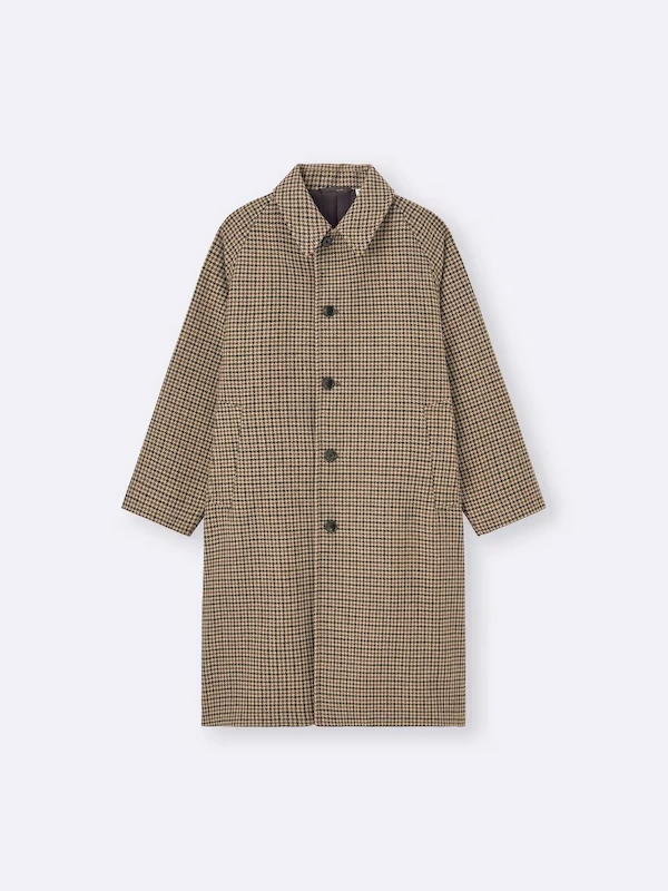 COZY MELTON Balmacaan Coat