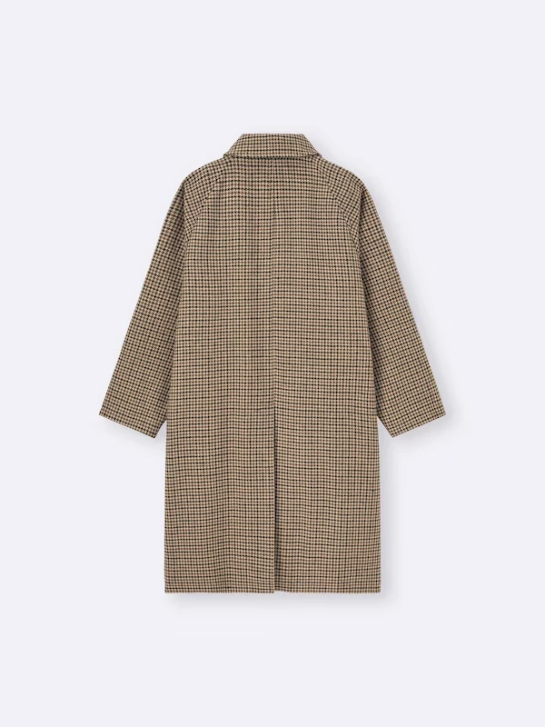 COZY MELTON Balmacaan Coat