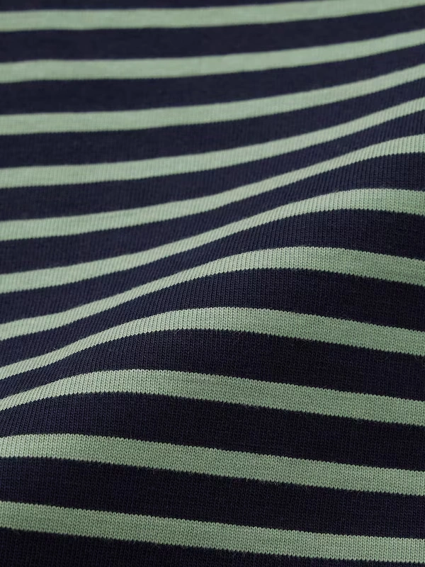 Heavy Weight Crew Neck T-Shirt | Stripe | Long