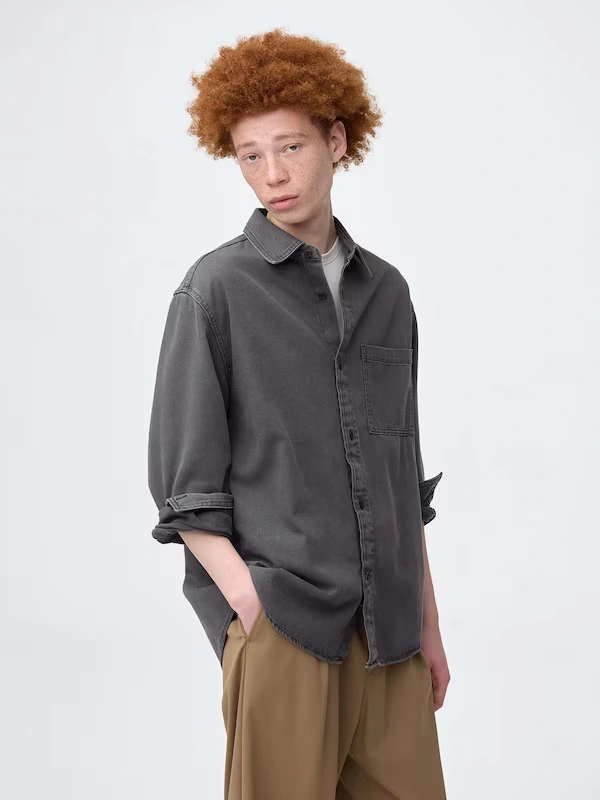 Denim Oversized Shirts