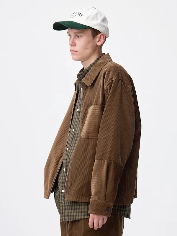Corduroy Zip-Up Shirt Jacket 3 Corduroy Zip-Up Shirt Jacket