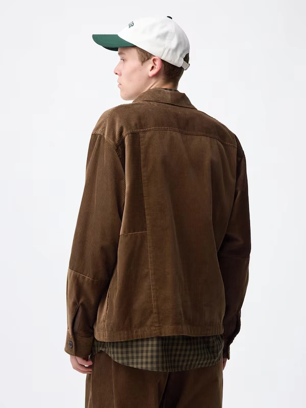 Corduroy Zip-Up Shirt Jacket 4 Corduroy Zip-Up Shirt Jacket