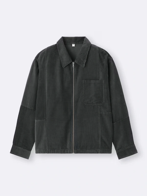 Corduroy Zip-Up Shirt Jacket 5 Corduroy Zip-Up Shirt Jacket