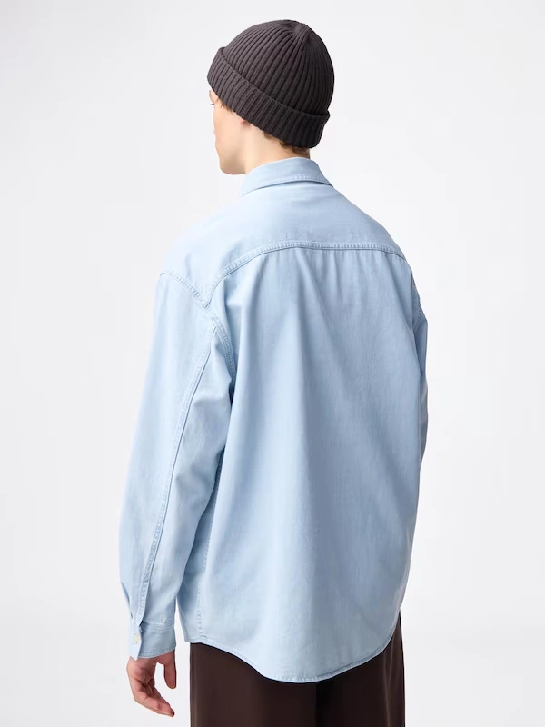 Denim Oversized Shirt 4 Denim Oversized Shirt