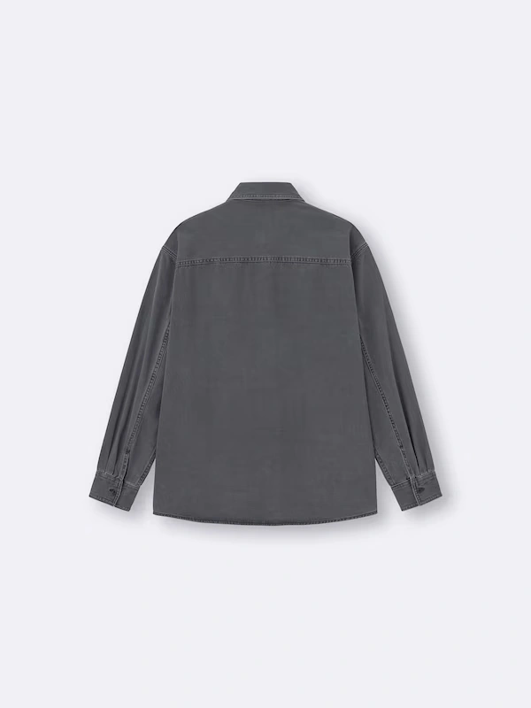 Denim Oversized Shirt 6 Denim Oversized Shirt