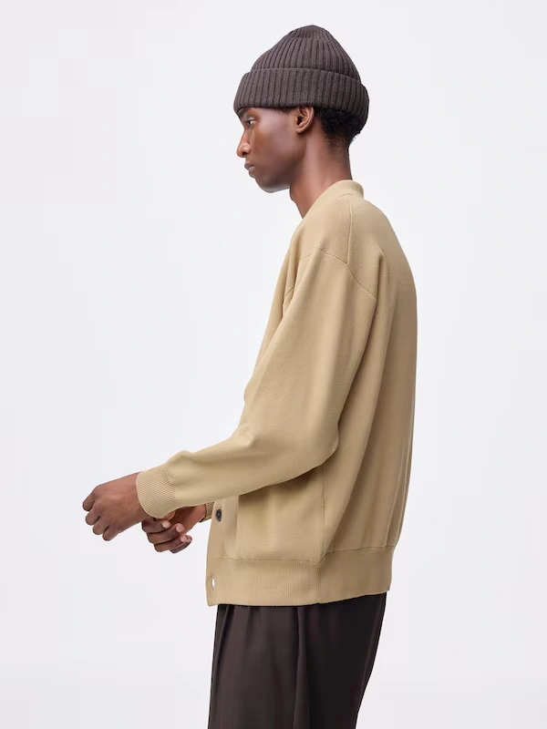 Milano Ribbed Polo Cardigan 4 Milano Ribbed Polo Cardigan