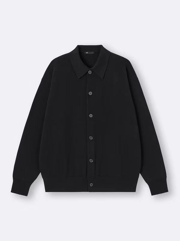 Milano Ribbed Polo Cardigan 6 Milano Ribbed Polo Cardigan