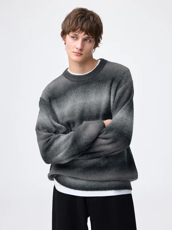 Puff Knit Gradation Pullover