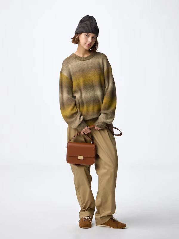 Puff Knit Gradation Pullover