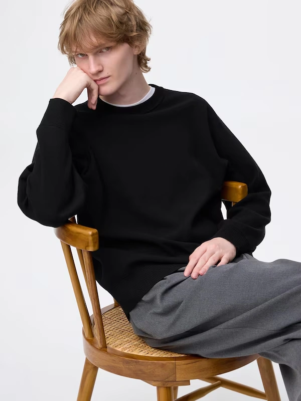 Milano Ribbed Crew Neck Sweater