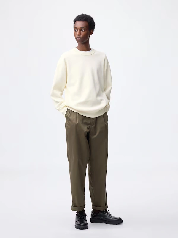 Milano Ribbed Crew Neck Sweater 3 Milano Ribbed Crew Neck Sweater