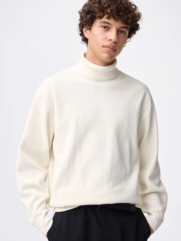 Milano Ribbed Turtleneck Sweater