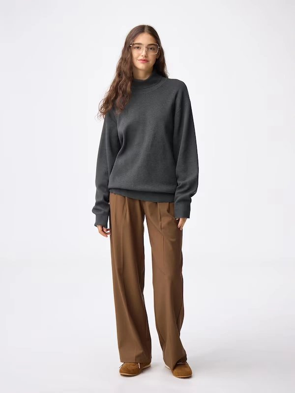 Milano Ribbed Turtleneck Sweater