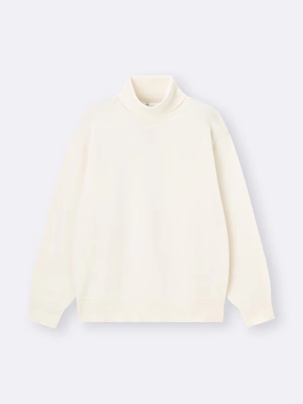 Milano Ribbed Turtleneck Sweater