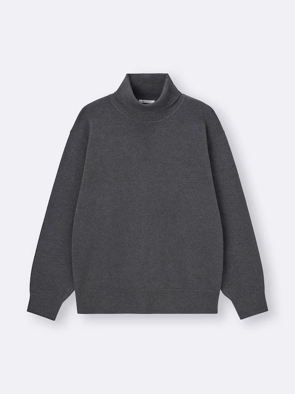 Milano Ribbed Turtleneck Sweater