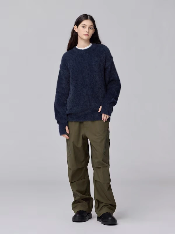 Shaggy Crew Neck Sweater | UNDERCOVER