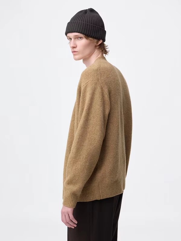 Puff Knit V Neck Cardigan 4 Puff Knit V Neck Cardigan