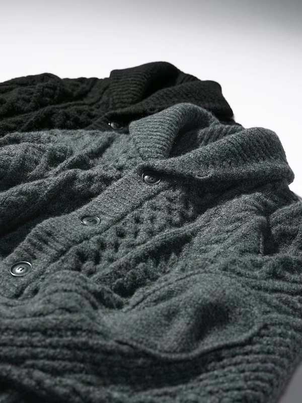 Cable Shawl Collar Cardigan | ENGINEERED GARMENTS