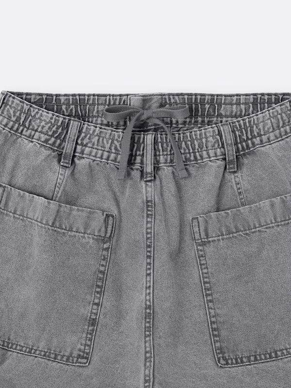 Denim Super Wide Cargo Pants 6 Denim Super Wide Cargo Pants