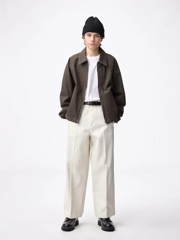 Cotton Zip Up Jacket