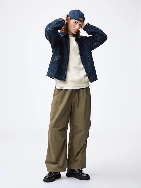 Wide Parachute Pants