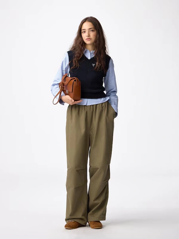 Wide Parachute Pants