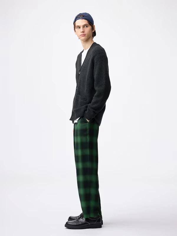 Flannel Relaxed Pants | Ombre Checkered
