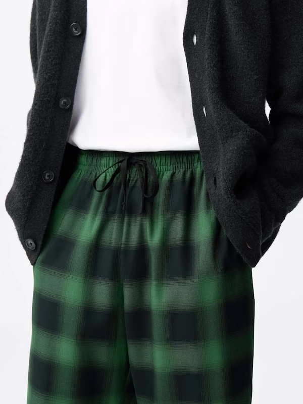 Flannel Relaxed Pants | Ombre Checkered