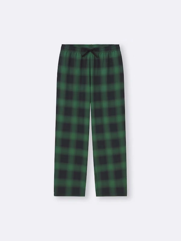 Flannel Relaxed Pants | Ombre Checkered