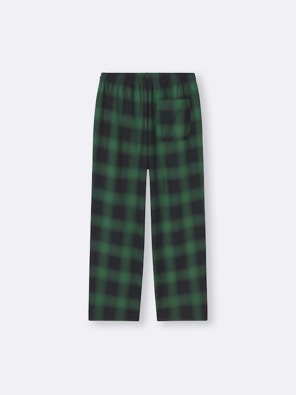 Flannel Relaxed Pants | Ombre Checkered