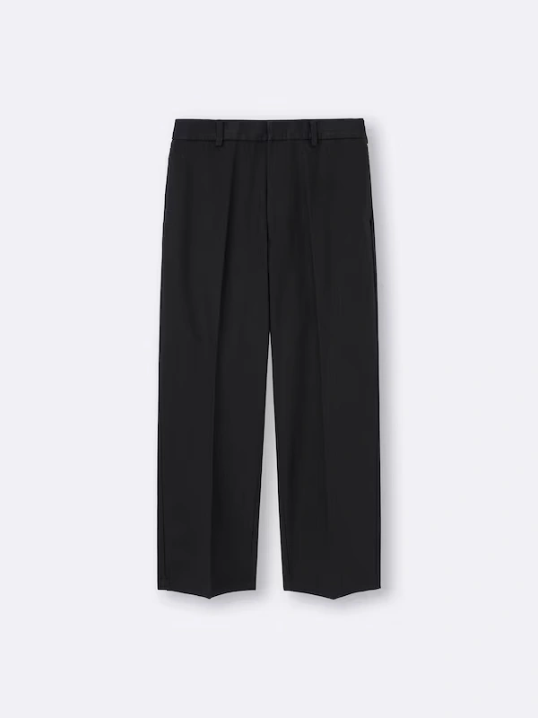 Twill Wide Straight Pants 6 Twill Wide Straight Pants