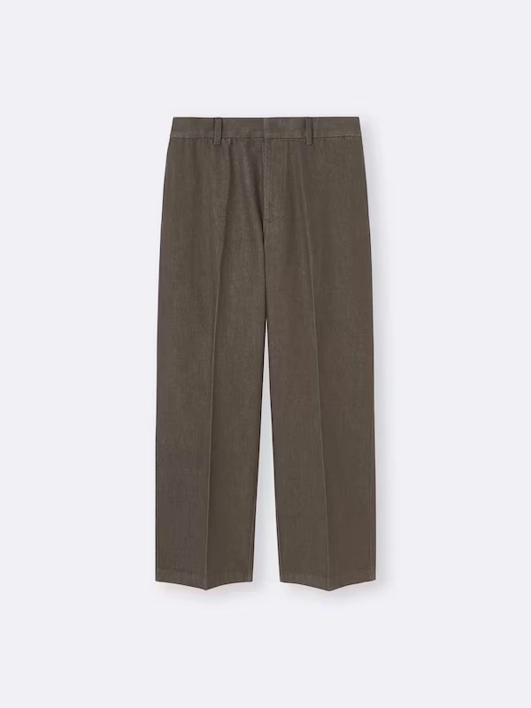 Twill Wide Straight Pants 7 Twill Wide Straight Pants