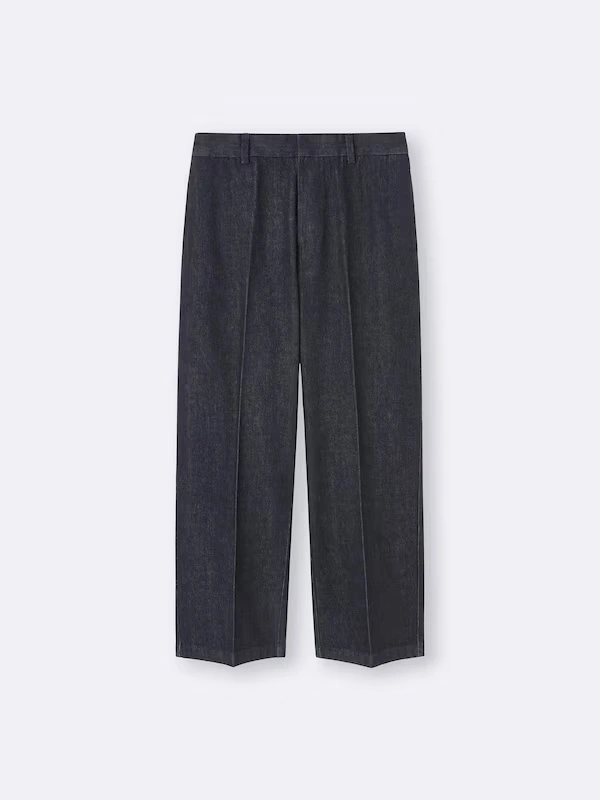 Twill Wide Straight Pants 8 Twill Wide Straight Pants