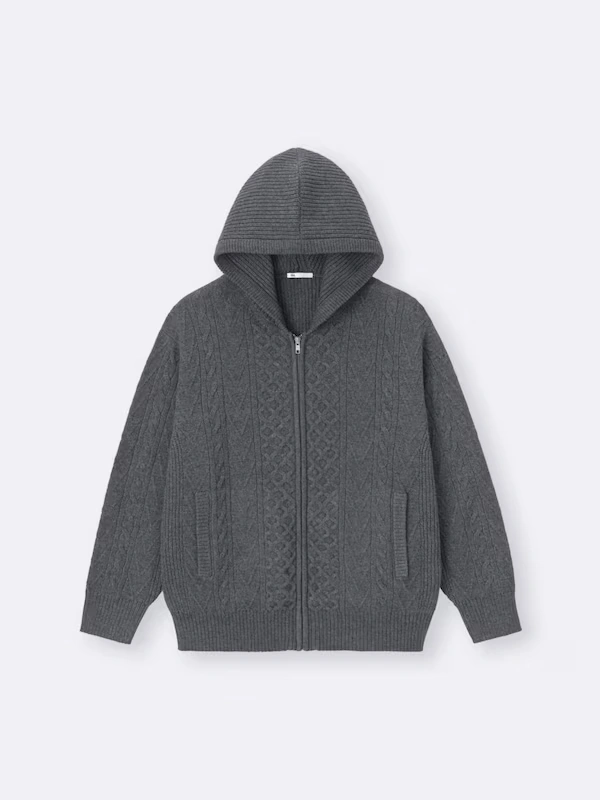 Cable Full-Zip Hoodie 5 Cable Full-Zip Hoodie