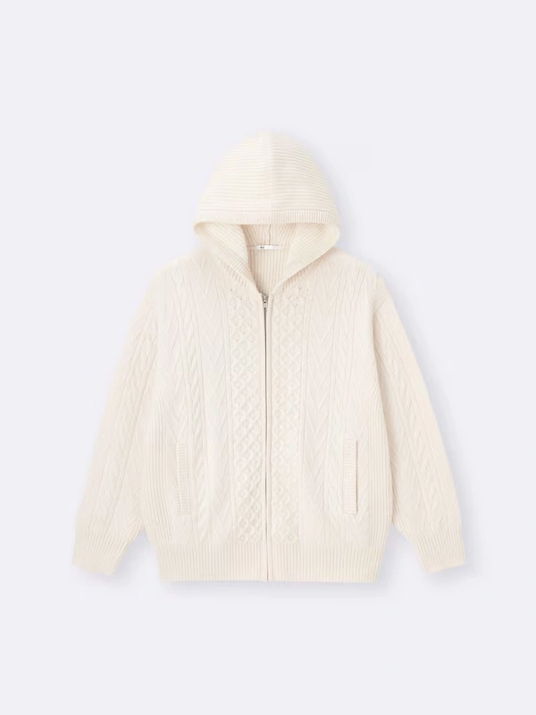 Cable Full-Zip Hoodie 7 Cable Full-Zip Hoodie