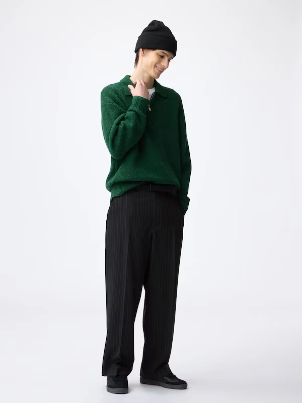 Wide Slacks | Stripe