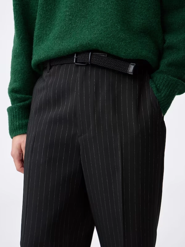 Wide Slacks | Stripe