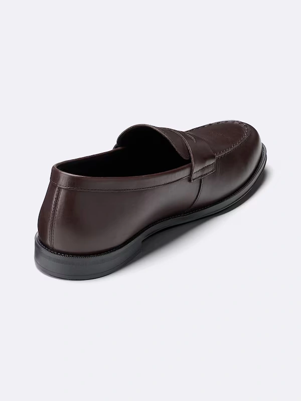 Leather Flat Loafers