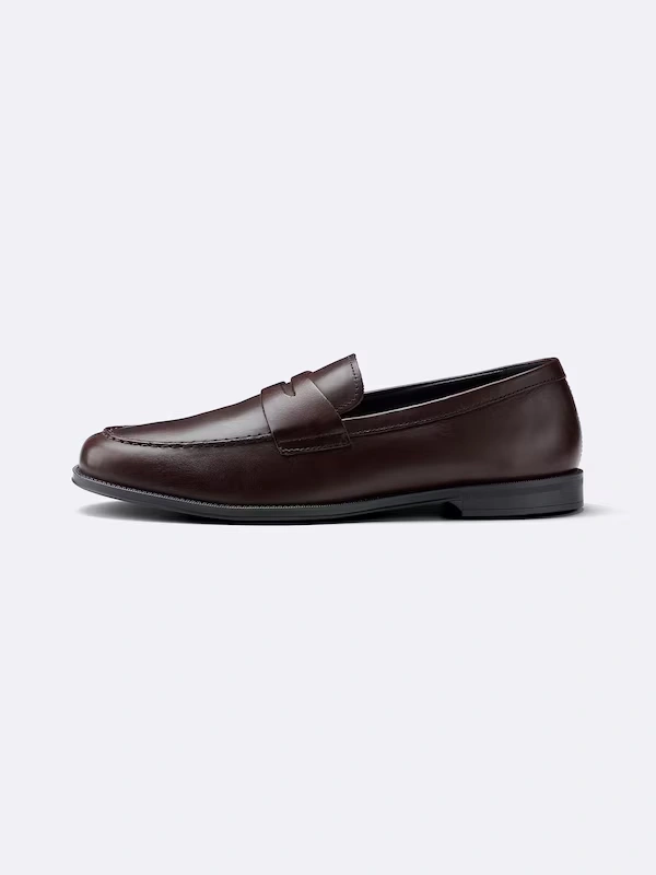 Leather Flat Loafers