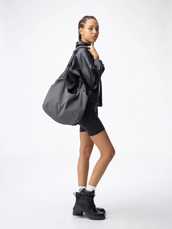 Soft Nylon Cocoon Shoulder Bag