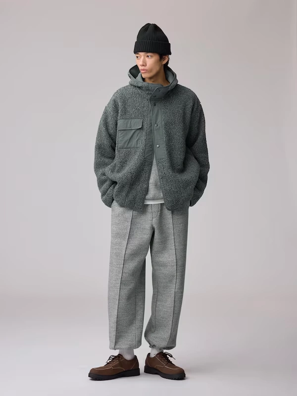 Faux Shearling Fleece Snap Hoodie | ENGINEERED GARMENTS 3 Faux Shearling Fleece Snap Hoodie | ENGINEERED GARMENTS