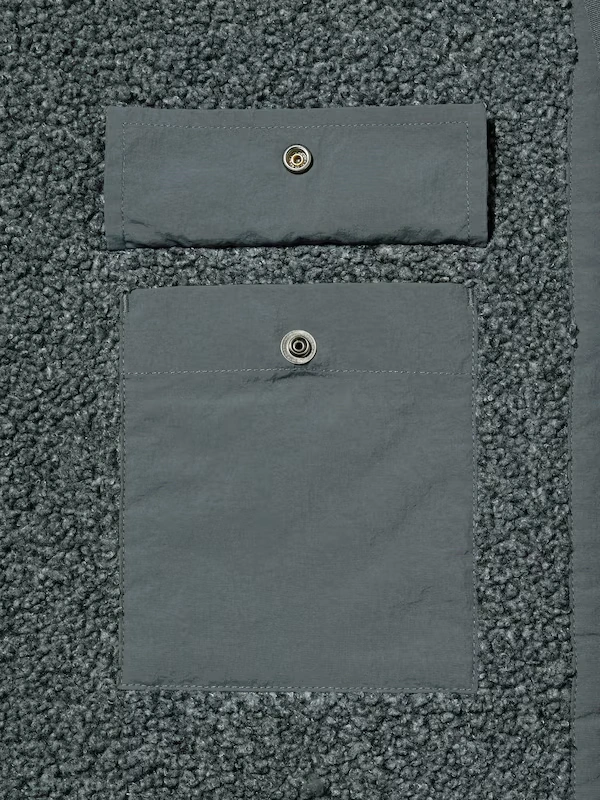 Faux Shearling Fleece Snap Hoodie | ENGINEERED GARMENTS 8 Faux Shearling Fleece Snap Hoodie | ENGINEERED GARMENTS