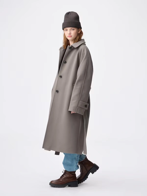 COZY MELTON Balmacaan Coat 3 COZY MELTON Balmacaan Coat