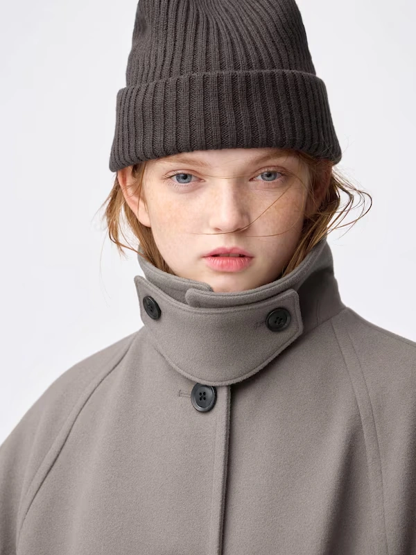 COZY MELTON Balmacaan Coat 5 COZY MELTON Balmacaan Coat