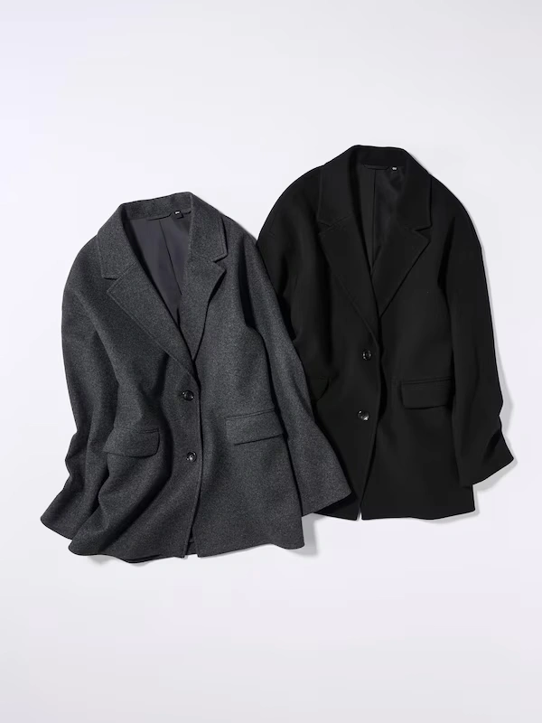 COZY MELTON Half Coat