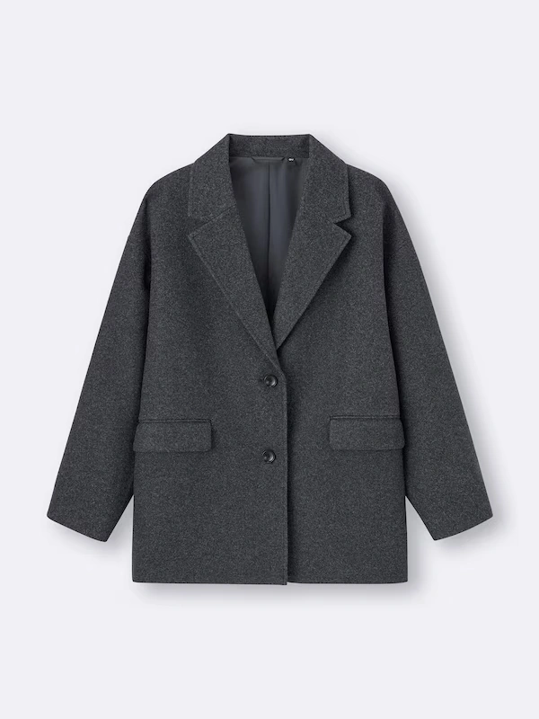 COZY MELTON Half Coat 5 COZY MELTON Half Coat