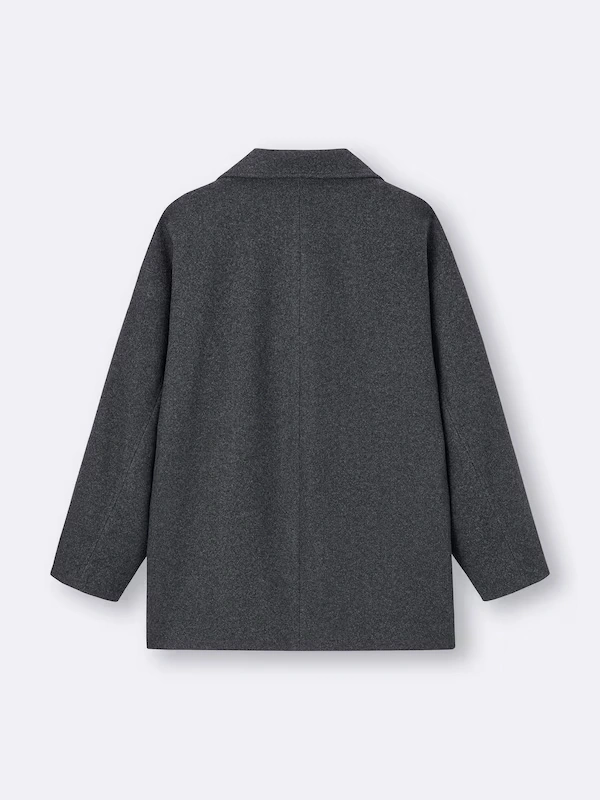 COZY MELTON Half Coat 6 COZY MELTON Half Coat