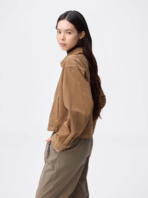 Corduroy Zip-Up Shirt Jacket 3 Corduroy Zip-Up Shirt Jacket