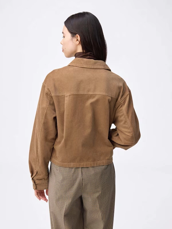 Corduroy Zip-Up Shirt Jacket 4 Corduroy Zip-Up Shirt Jacket